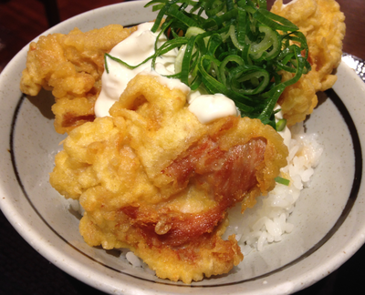 ぶっかけ＆鶏天丼♪♪