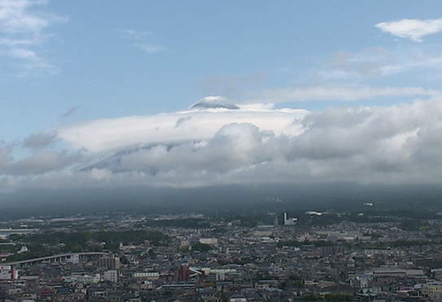 今朝の富士山～８月１８日～