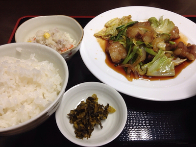 もつ焼き定食ランチ♪♪