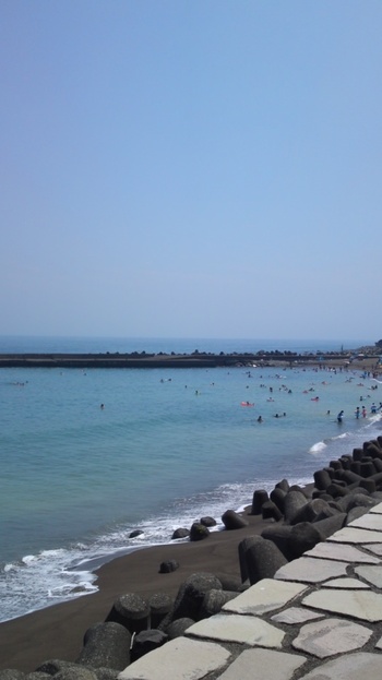 今日の海
