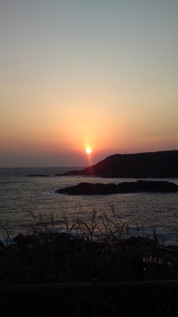 夕暮れ