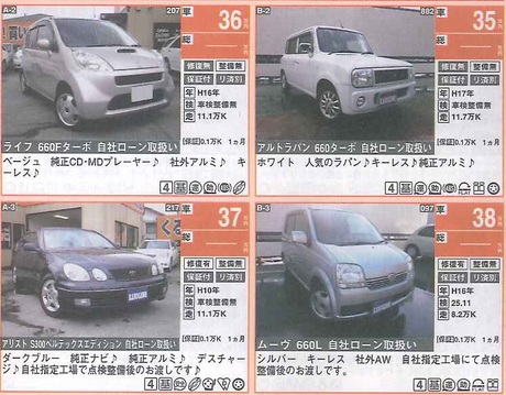 カーセンサー掲載車両