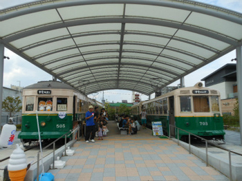 梅小路蒸気機関車館を見に行く