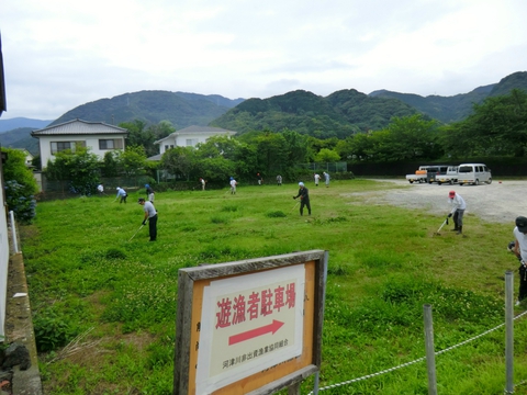 静岡県あゆ友釣り大会準備完了 川止め情報 静岡県あゆ友釣り大会準備完了 川止め情報