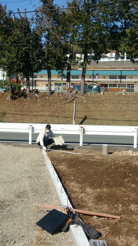 T様邸の敷地調査 T様邸の敷地調査