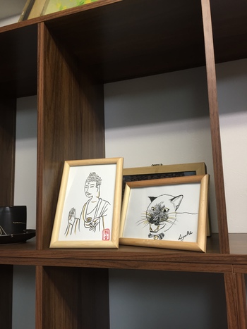 あやロボさんのポストカード展示中乁( ˙ω˙ 乁) あやロボさんのポストカード展示中乁( ˙ω˙ 乁)