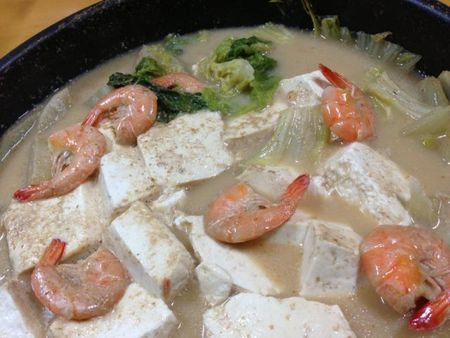 ごま豆乳鍋(^O^)/