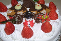 クリスマスケーキ到着