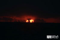 12月31日の夕陽