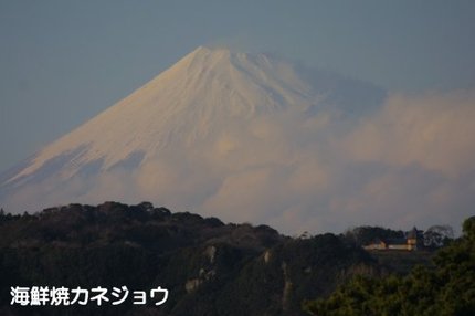 黄金崎からの富士山