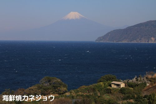 18日土肥からの富士山