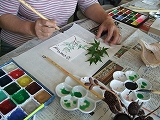 樹庵で絵手紙同好会