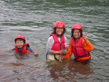 川の水がぬるむと・・・・