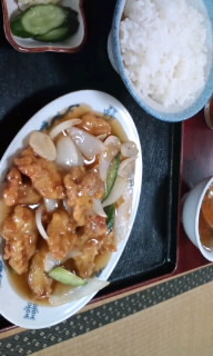 今日のお昼。