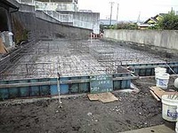 家の基礎配筋工事