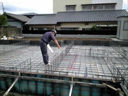 「SE構法・富士見台の家」基礎工事