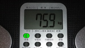 おはようございます・・・朝体重