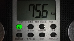 おはようございます・・・朝体重