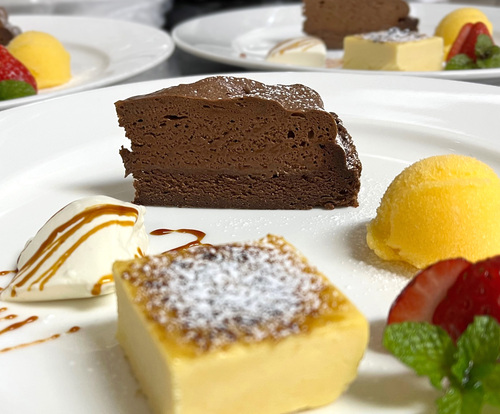 仏産ヴァローナのショコラムースケーキ~♪ 仏産ヴァローナのショコラムースケーキ~♪