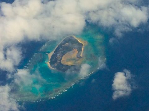 寒いので沖縄の風を