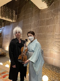 須藤晋良さんのバイオリンミニコンサート