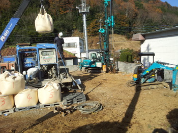 修善寺N邸は地鎮祭から地盤改良へ