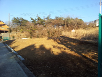 韮山小松別荘地の現場調査に