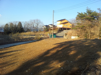 韮山小松別荘地の現場調査に