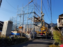 熱海市上多賀H邸上棟しました