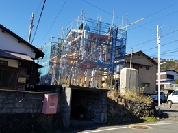 熱海市上多賀H邸上棟しました