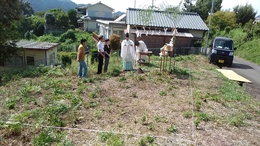 伊豆の国市立花S邸の上棟まで