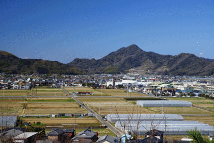 韮山城跡からの田方平野 韮山城跡からの田方平野