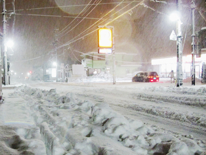 御殿場午前6時雪 御殿場午前6時雪