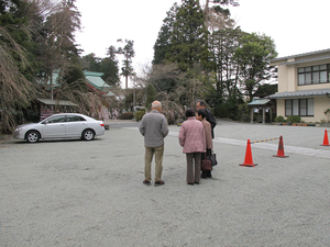 蹴鞠会場視察 蹴鞠会場視察