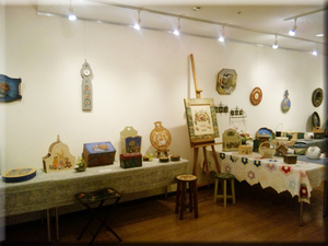 トールペイント展に立ち寄ってみた トールペイント展に立ち寄ってみた