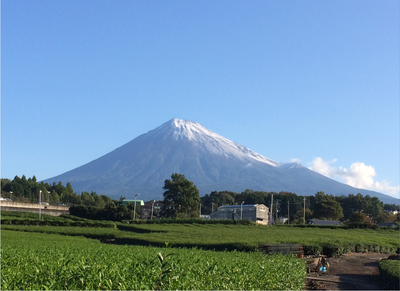 富士山の初冠雪♪