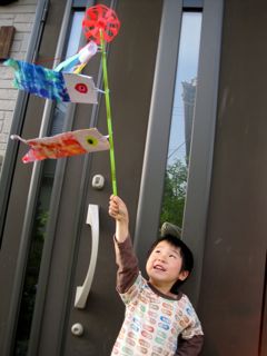 ぶんしろう手作りこいのぼり★ご披露