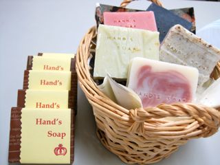 てづくりのせっけん