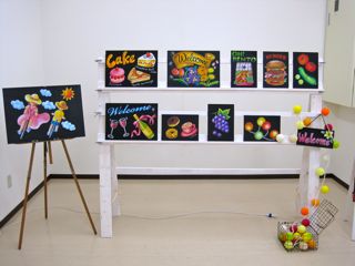 チョークアート展★明日まで!