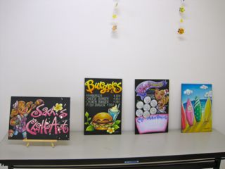 チョークアート展★明日まで!