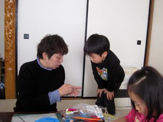 粘土の辰ができました。