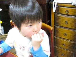 ほっぺにお弁当つけて。。。