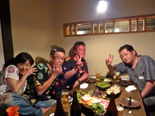 一挙に魚がしシャツの会(二次会〜果てまで)
