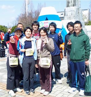 日本平桜マラソンで憧れのこの方と。