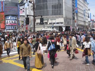 渋谷は人だらけ