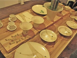 今日までの個展。ため息出ますし。