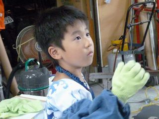 FAROで初吹きガラス体験!