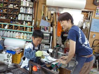FAROで初吹きガラス体験!