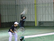 レディのテニス