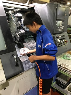職場体験の中学生が来社 職場体験の中学生が来社